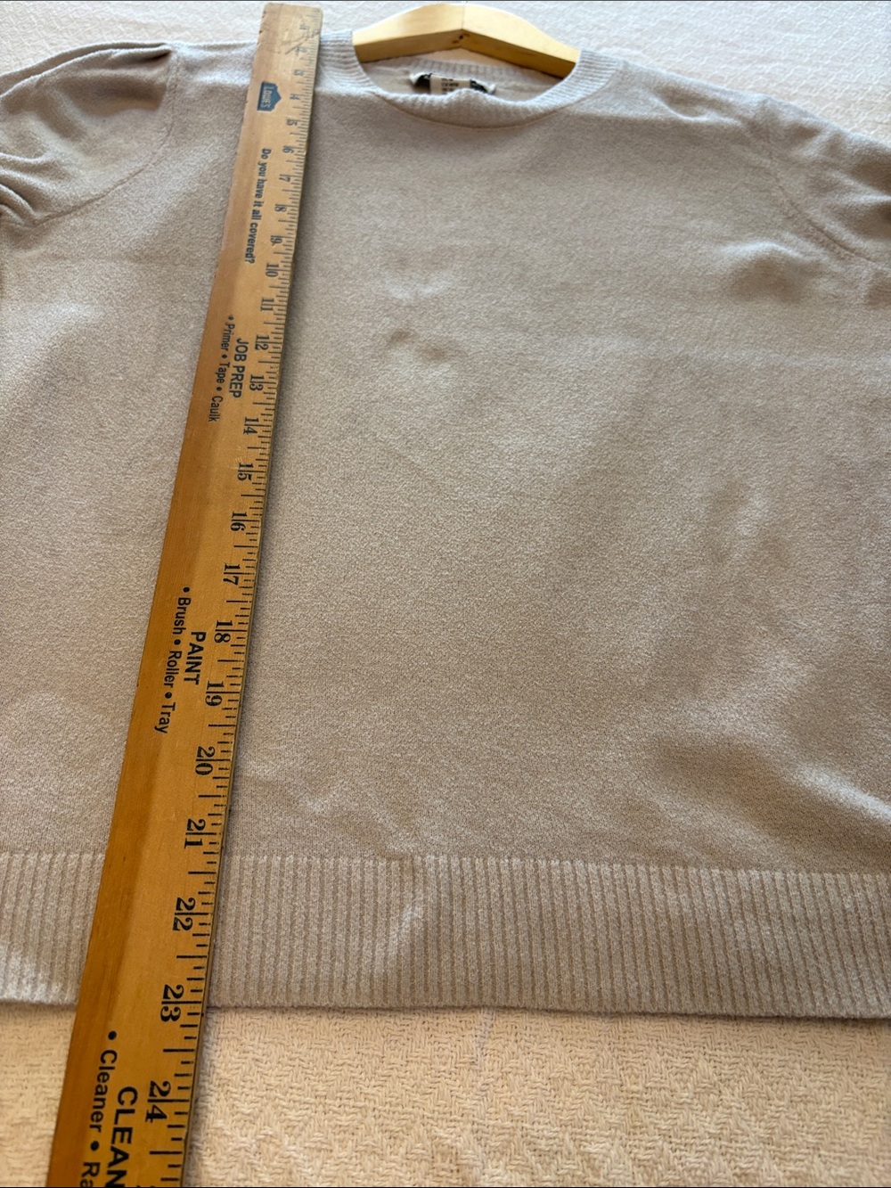 Rachel Zoe Light Gray Minimalist Crewneck Sweater Women’s Medium Soft Knit - Picture 10 of 11